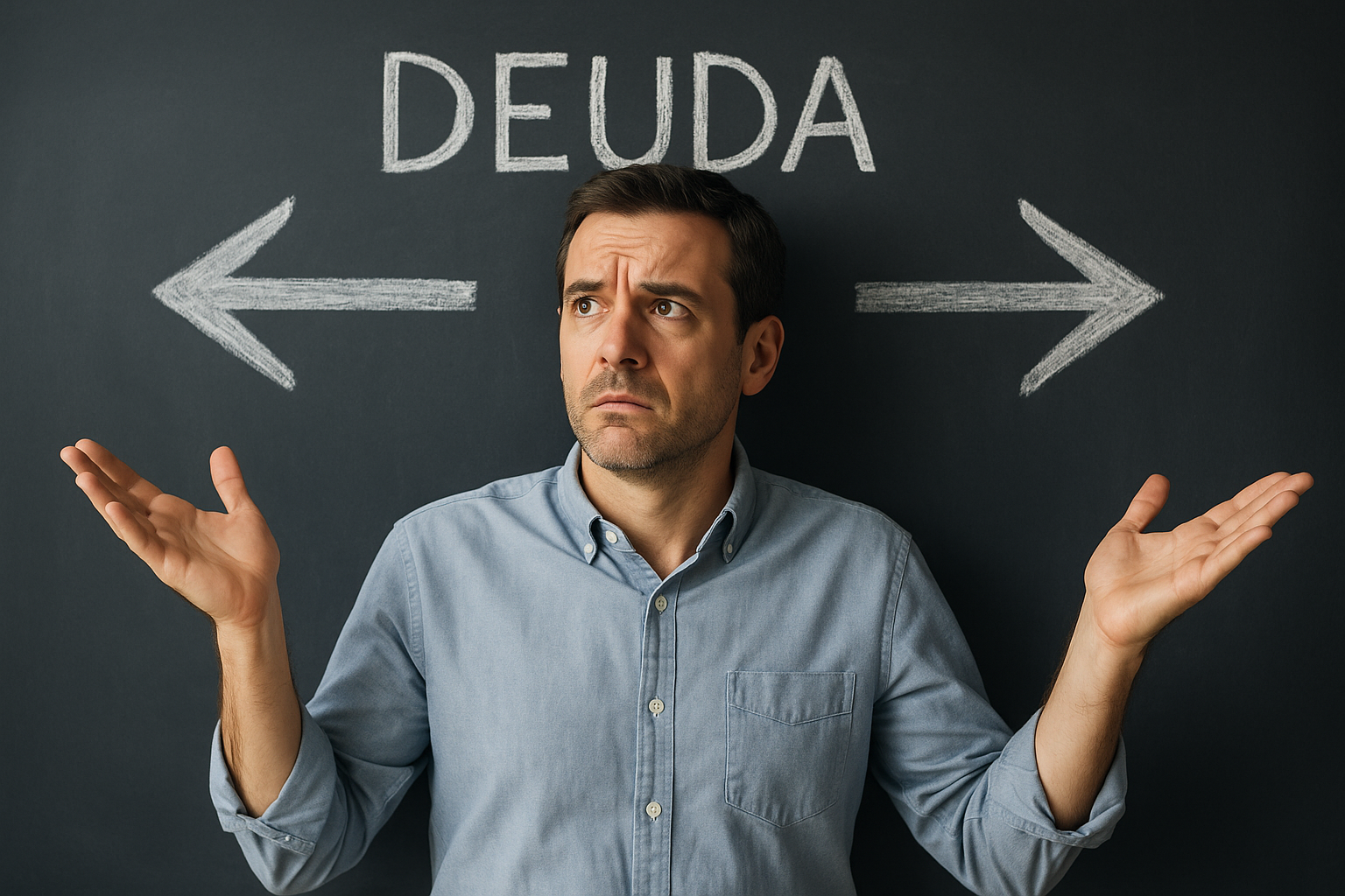 Persona analizando sus finanzas con gráficos, representando control de deuda e inteligencia financiera